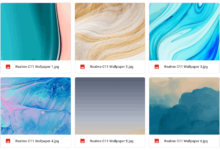 Realme C11 Stock Wallpapers