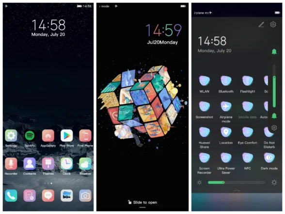 A Dark Mode EMUI Theme
