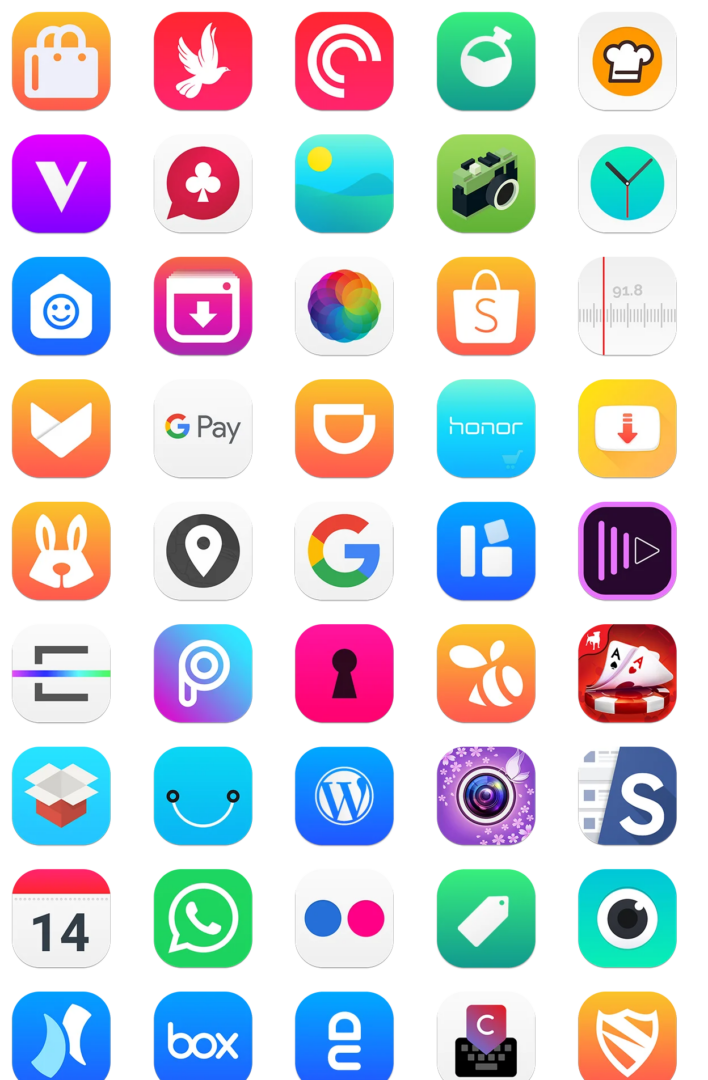 Aura Icon Pack EMUI Theme