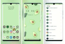 Avocado Green EMUI Theme