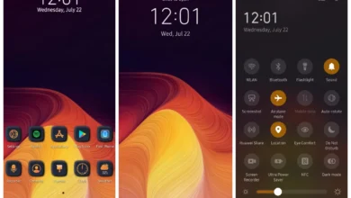 Black Orange EMUI Theme