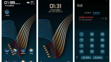 Black and Blue Metal EMUI Theme