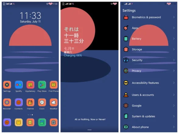 Sun Rise EMUI Theme