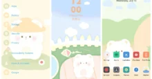 Small White Bear EMUI Theme