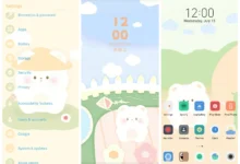 Small White Bear EMUI Theme