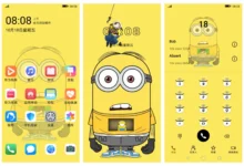 Cute Minions EMUI Theme