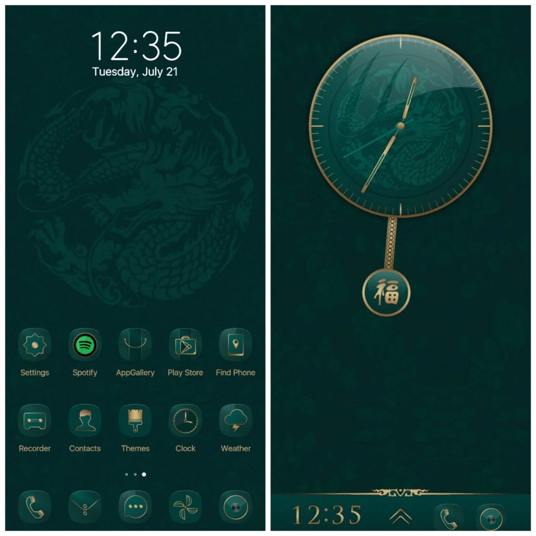 Gilding Jadeite EMUI Theme