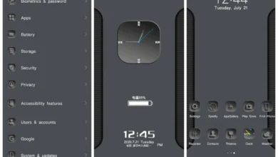 Glamorous Gray EMUI Theme
