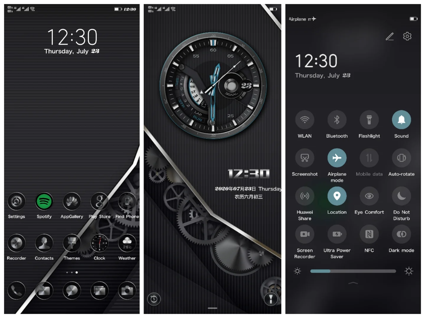 Hervey Metals EMUI Theme