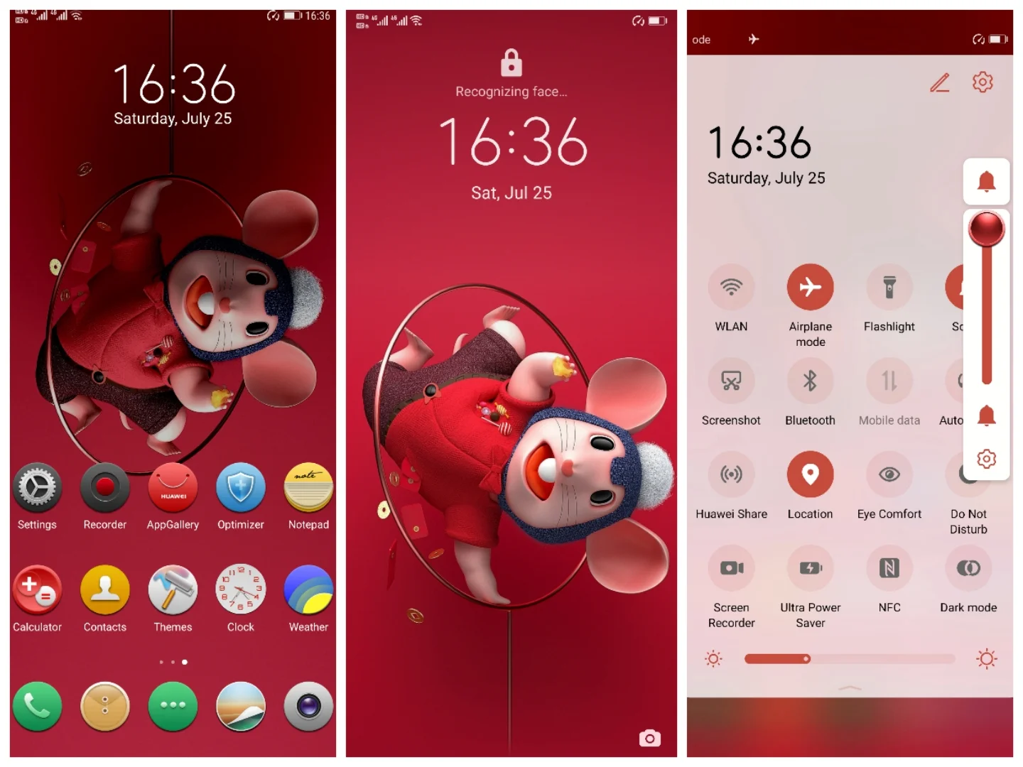 Mr Bean Mouse EMUI Theme