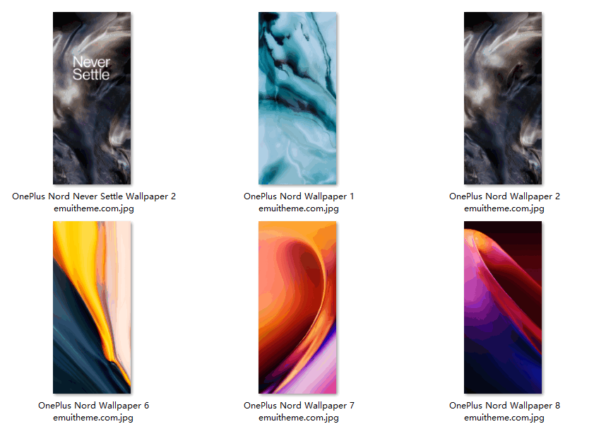 OnePlus Nord Stock Wallpapers