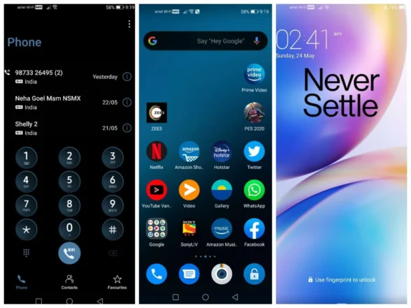 Oneplus 8 Pro OxygenOS 10 Dark EMUI Theme
