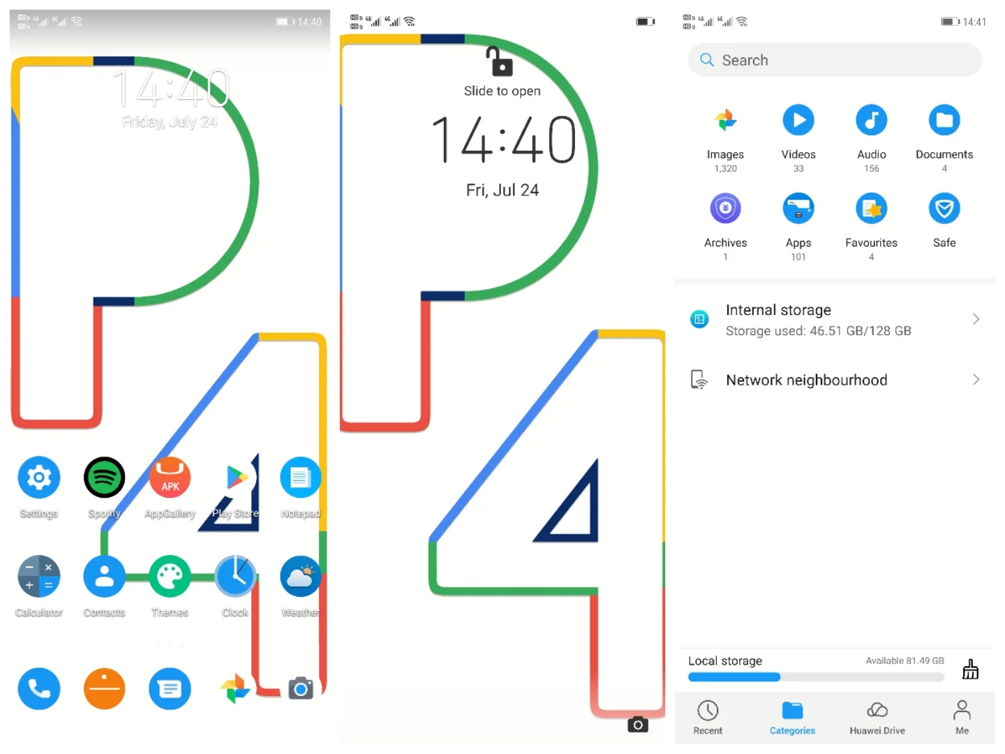 Another Pixel 4 EMUI Theme