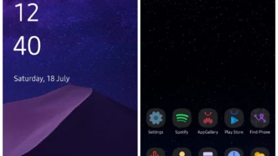 Samsung ONE UI Dark EMUI Theme
