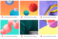 Samsung Galaxy M01s Stock Wallpapers