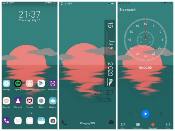 Sunset EMUI Theme