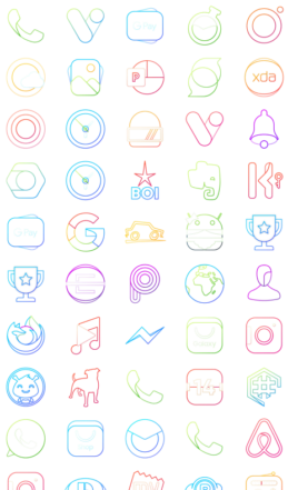 Vera Outline Icon Pack