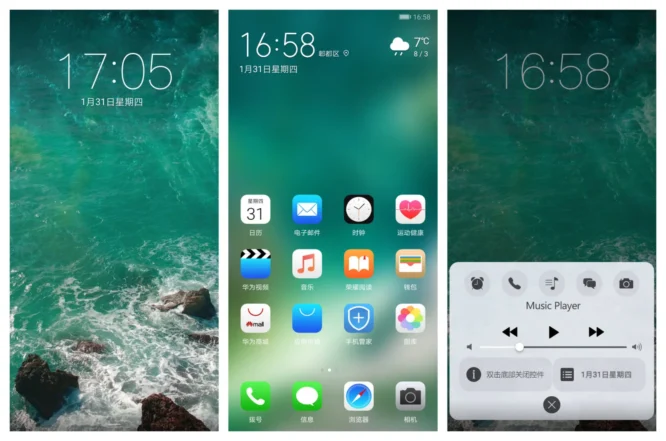 iOS 10 EMUI Theme