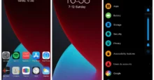 iOS 14 Dark EMUI Theme