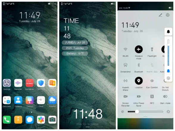 iOS Style EMUI Theme