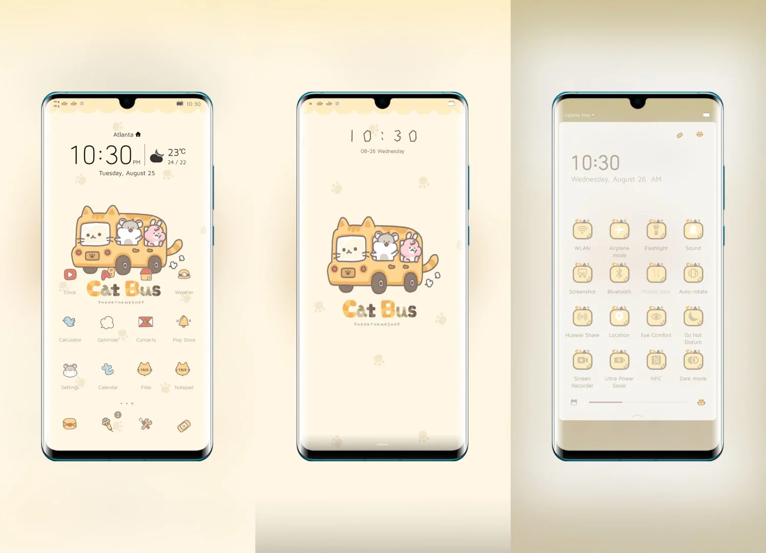 Baby Cat Bus EMUI Theme
