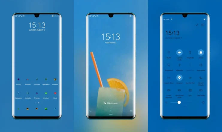 Iced Lemon EMUI Theme