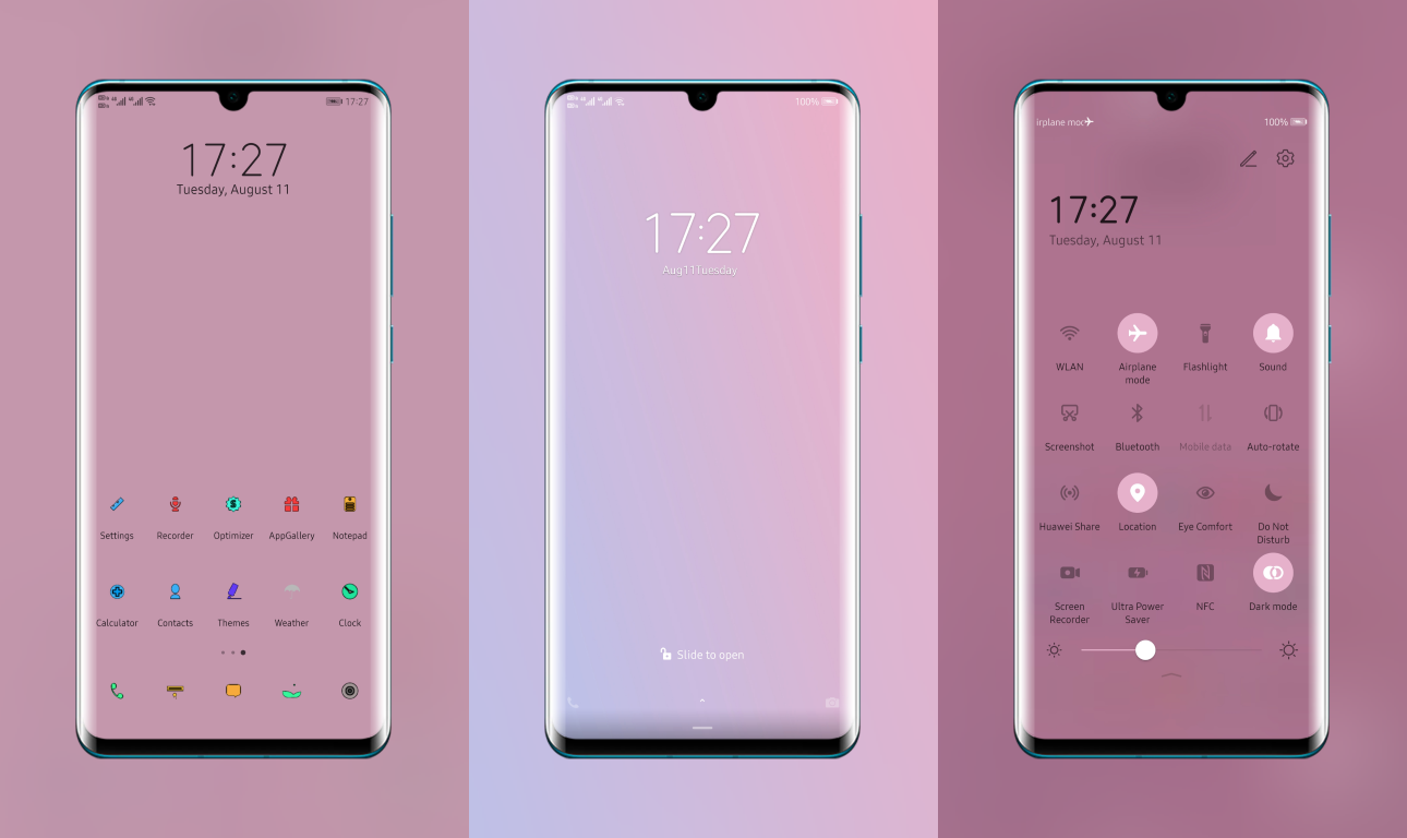 Light Red EMUI Theme
