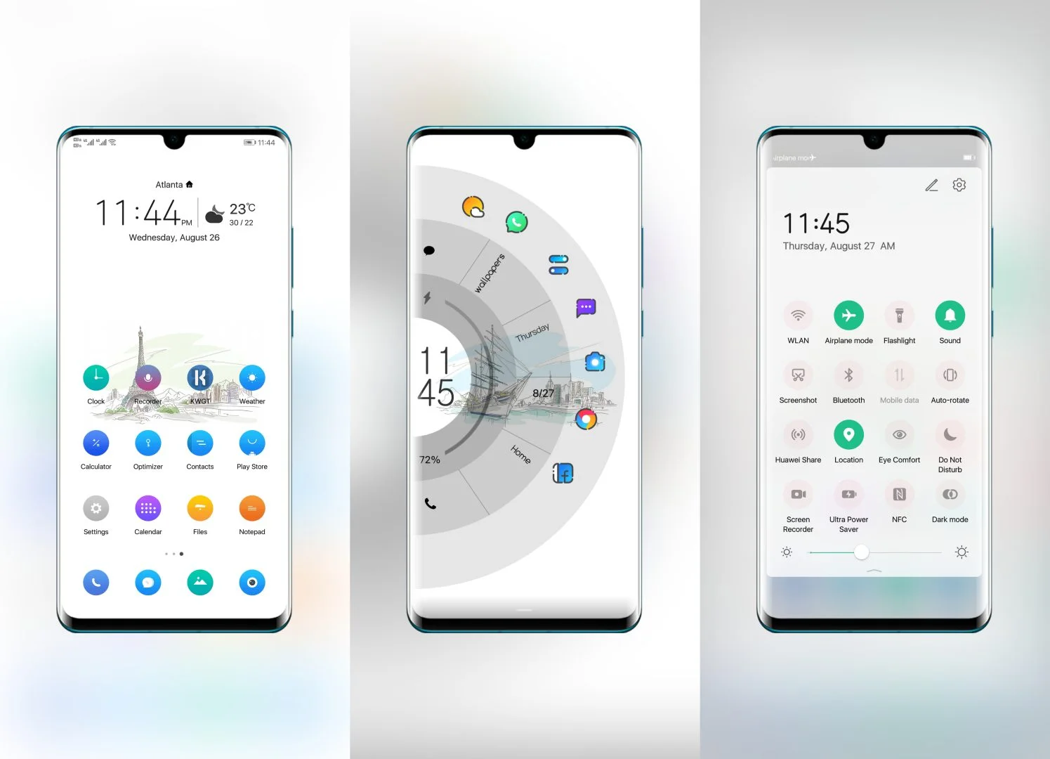 Minimal White EMUI Theme