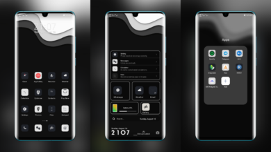 Mono Dark EMUI Theme