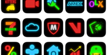 Neon Glow Icon Pack