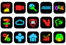 Neon Glow Icon Pack