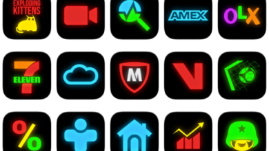 Neon Glow Icon Pack