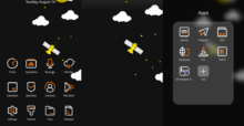 Orange Line EMUI Theme