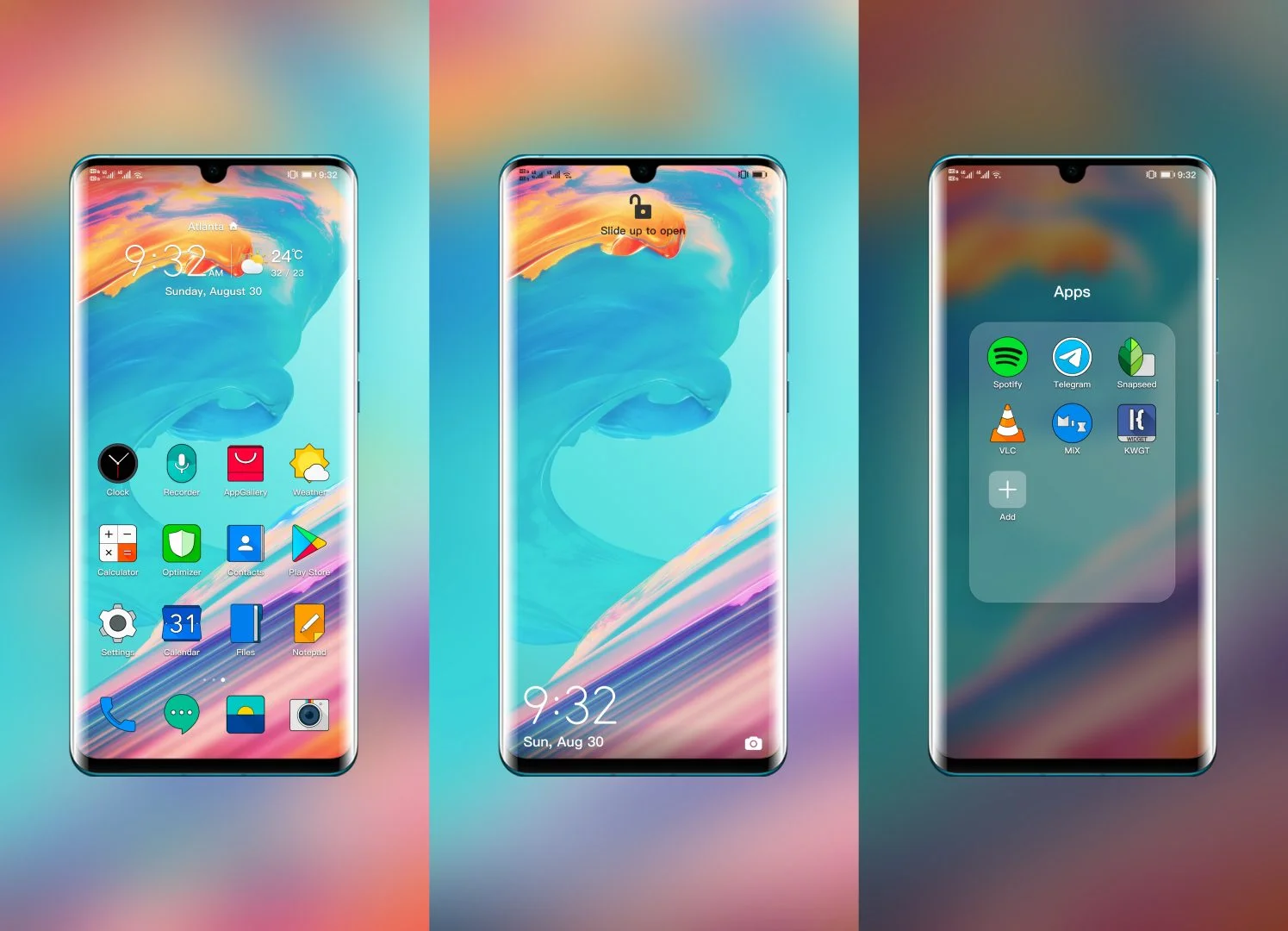 Oxygen Carbon EMUI Theme