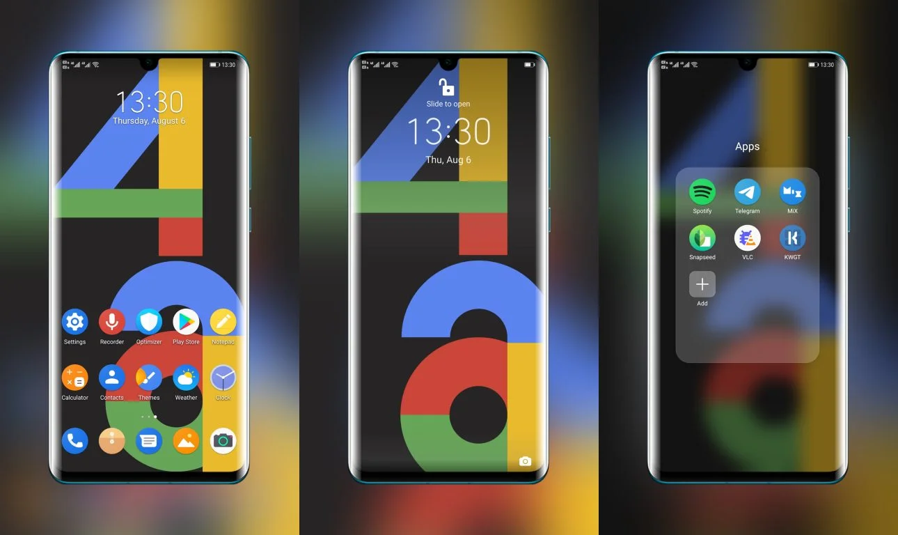 Pixel 4a EMUI Theme