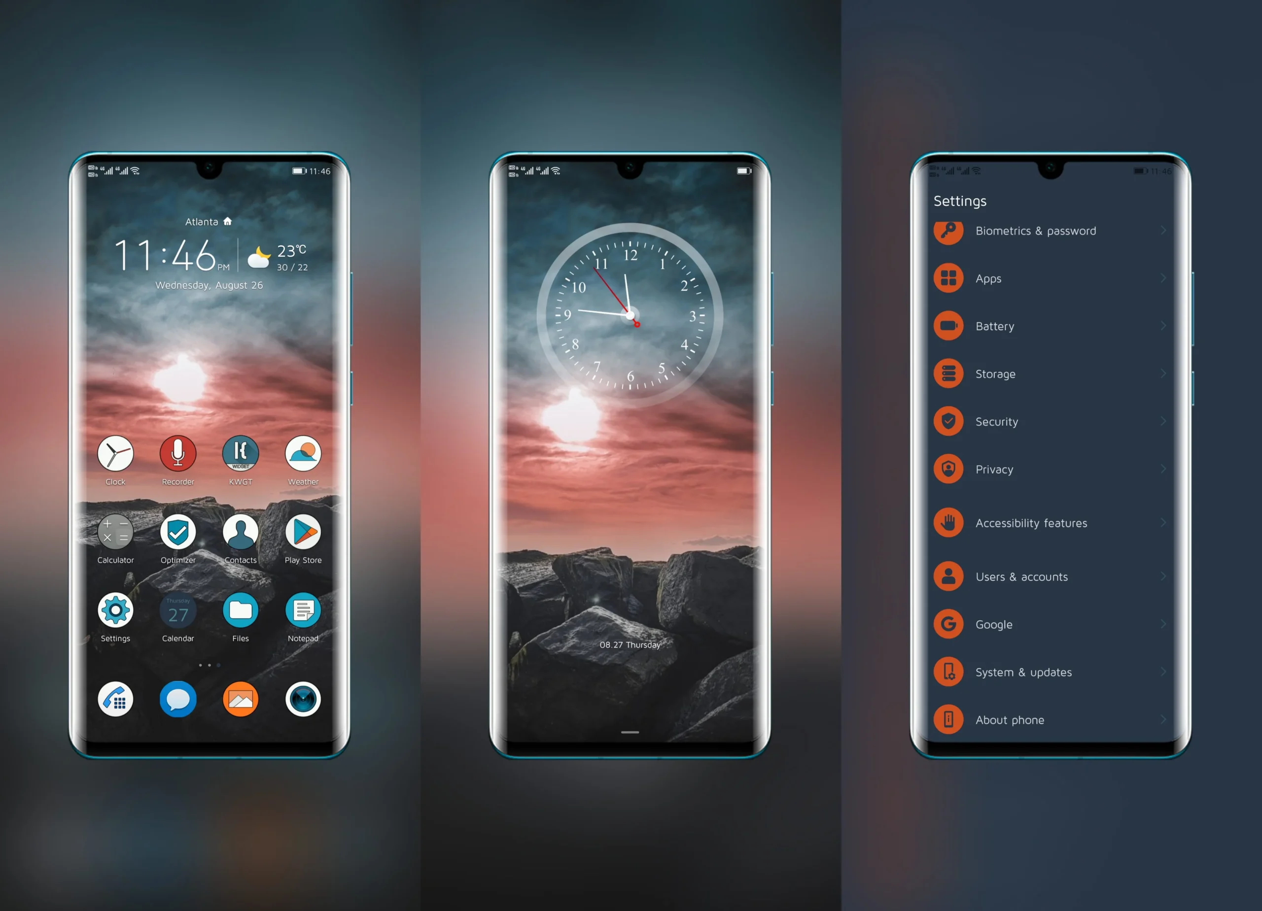 Sony Minimal EMUI Theme