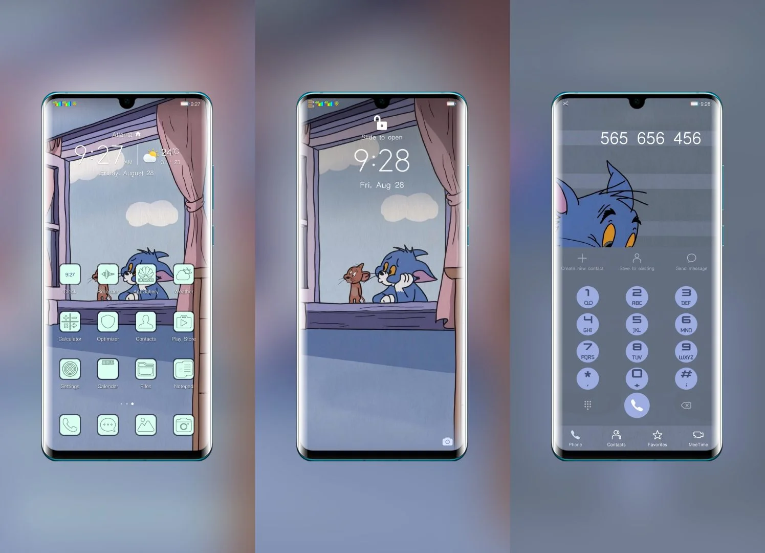 [5 Style] Tom and Jerry Theme for EMUI 10/9 and Magic UI 3/2 | Huawei Theme