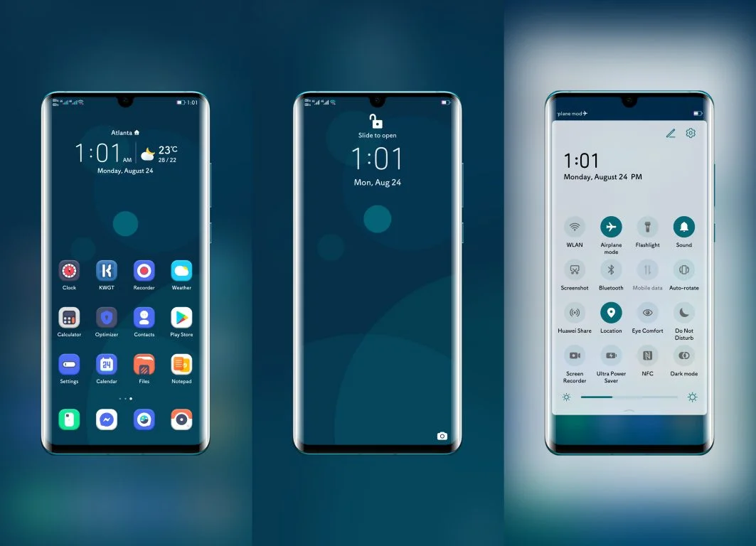 Turquoise EMUI Theme