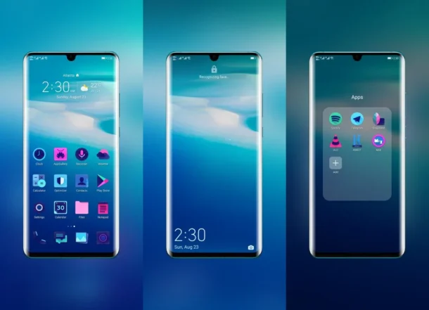 Unicorn Dark EMUI Theme