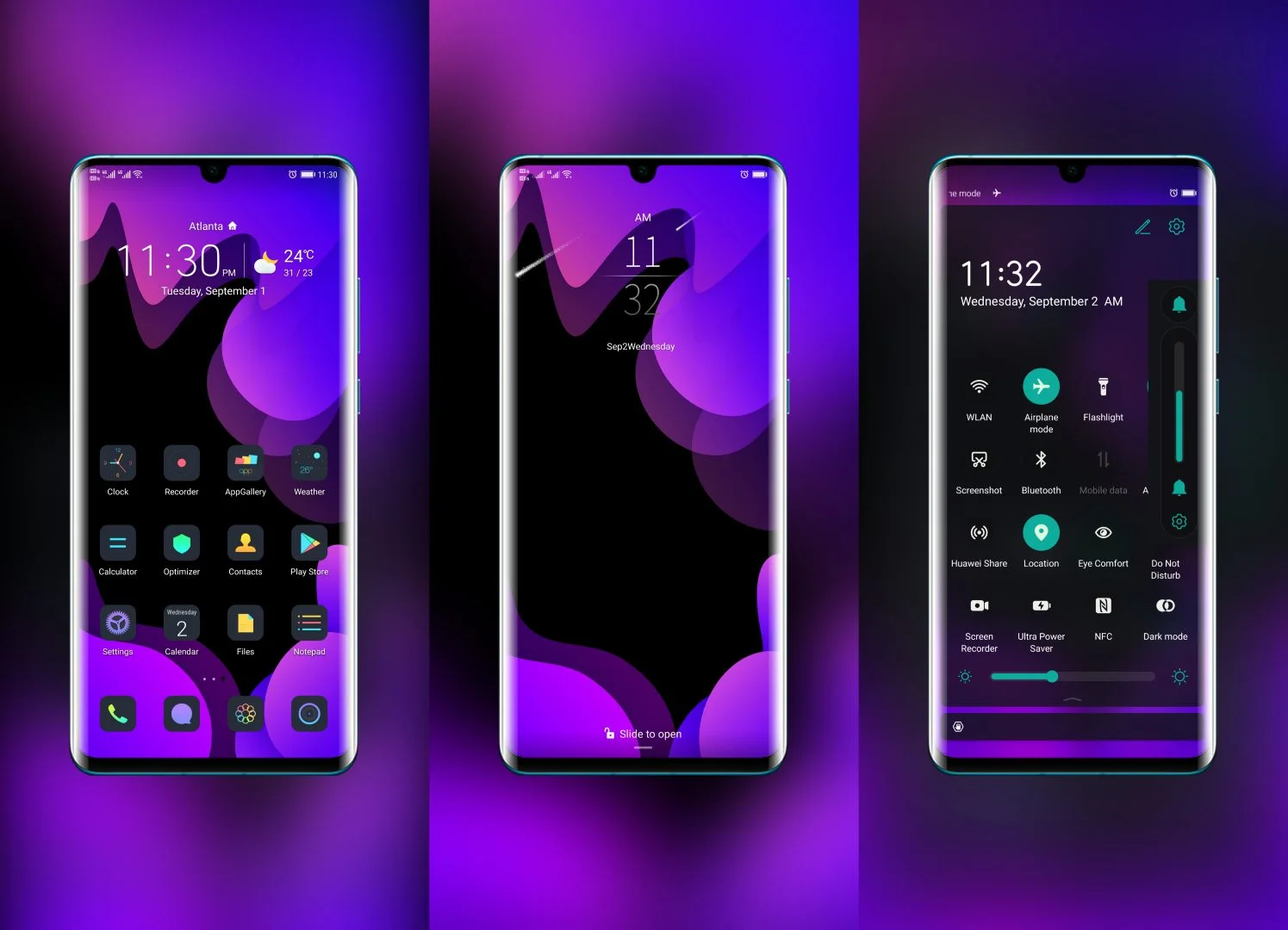 Abstract Tone EMUI Theme
