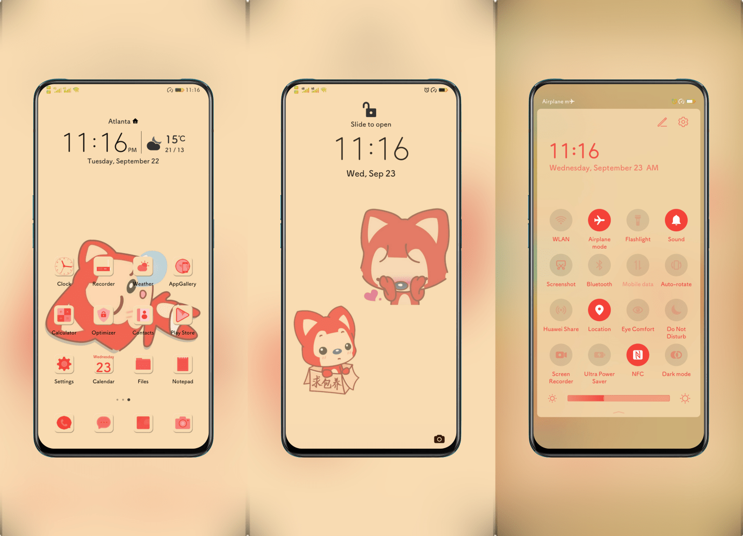 Ali The Fox EMUI Theme