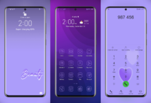 All Purple EMUI Theme