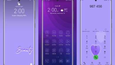 All Purple EMUI Theme