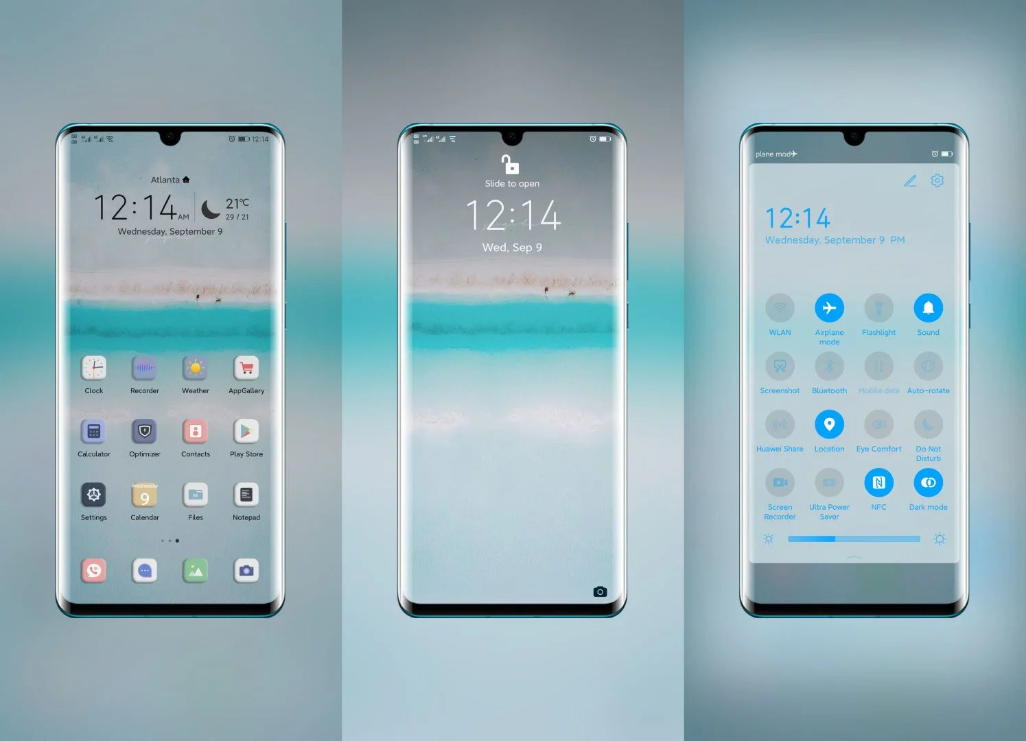 Beach Side EMUI Theme