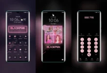 Black Pink EMUI Theme