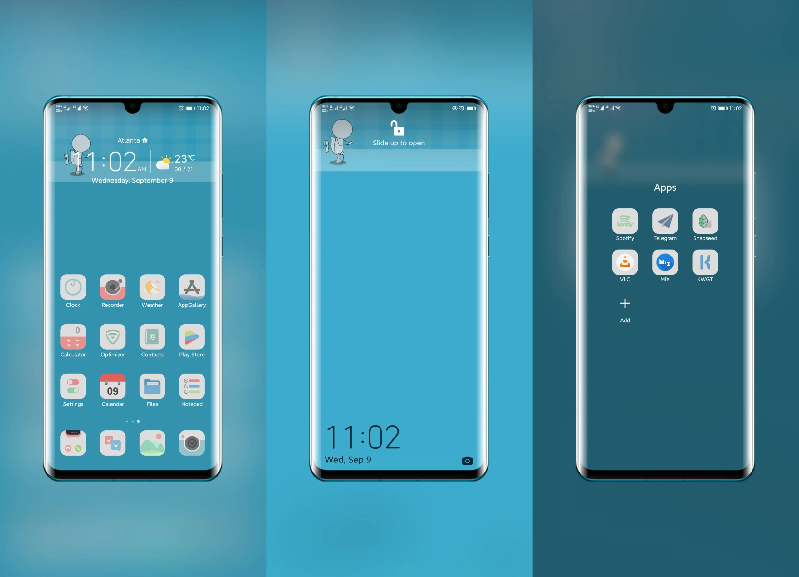 Bubble EMUI Theme