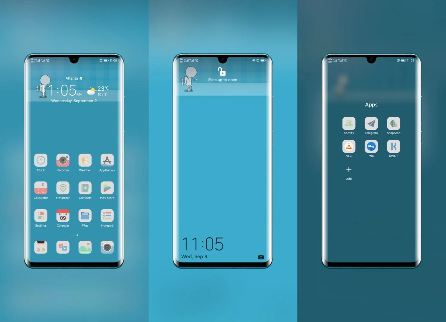 Bubble EMUI Theme