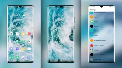 Colour With Ocean EMUI Theme