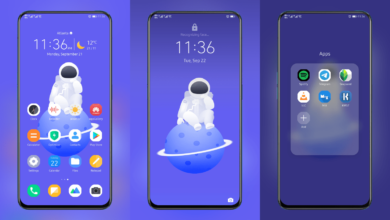 Cute Spaceman EMUI Theme