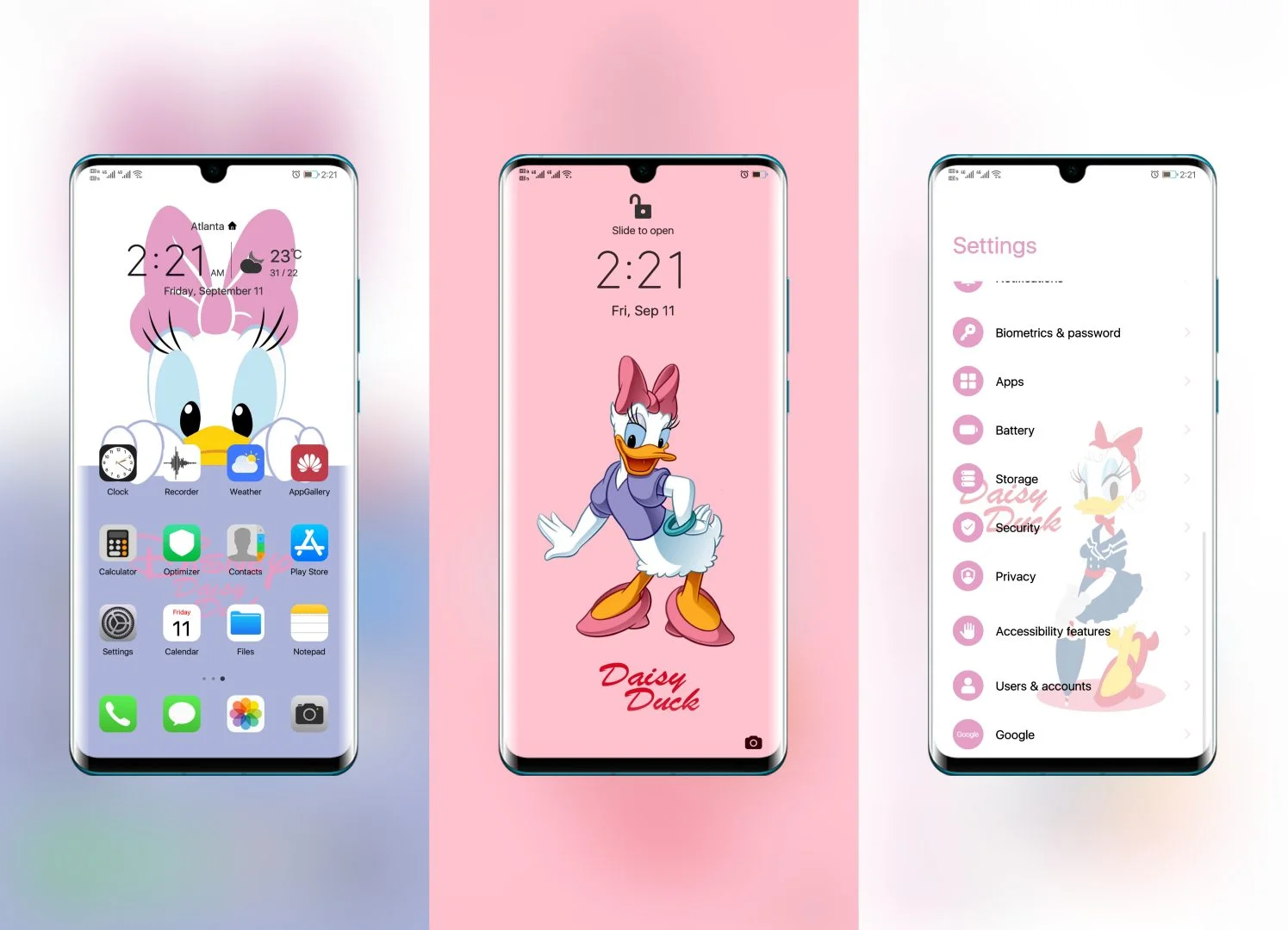 Daisy Duck EMUI Theme